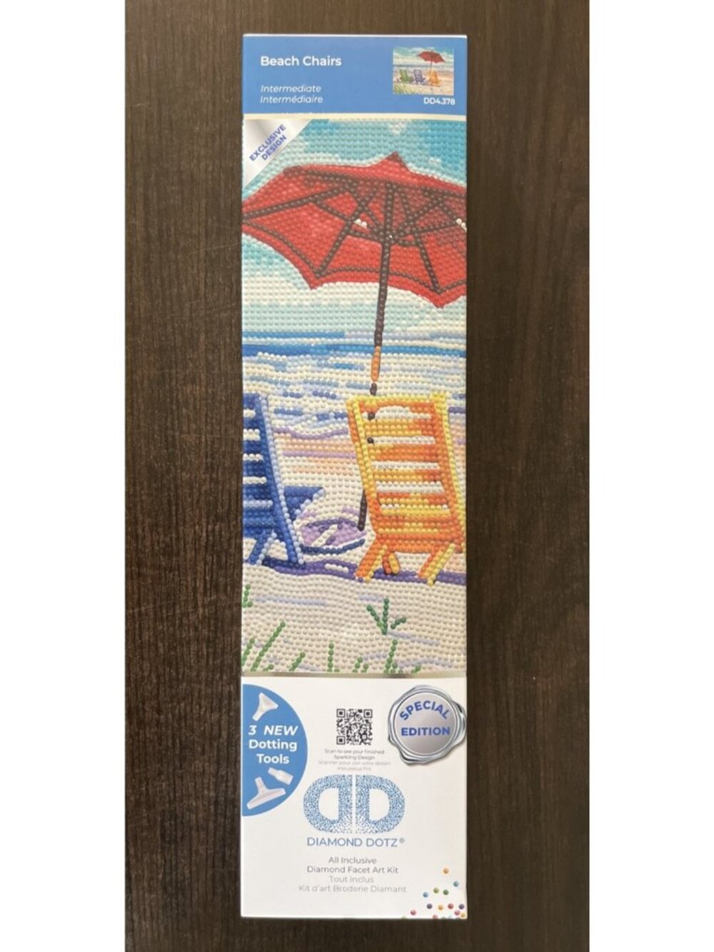 Diamond Dotz Beach Chairs Special Edition Intermediate Level 14"X11" (35.5X28cm)
